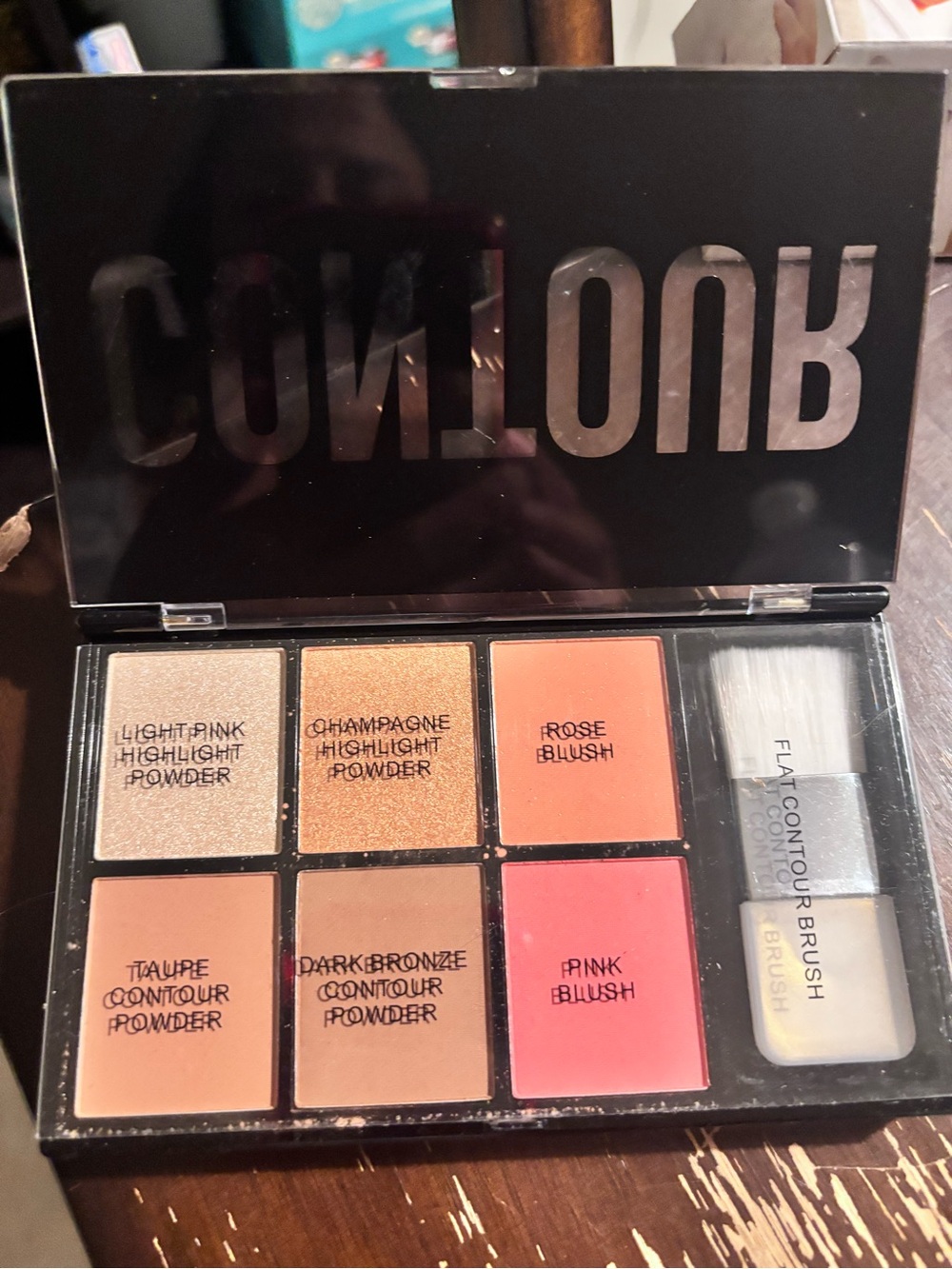 New! Face Palette — Peach & Pink Cheek and Highlight Set